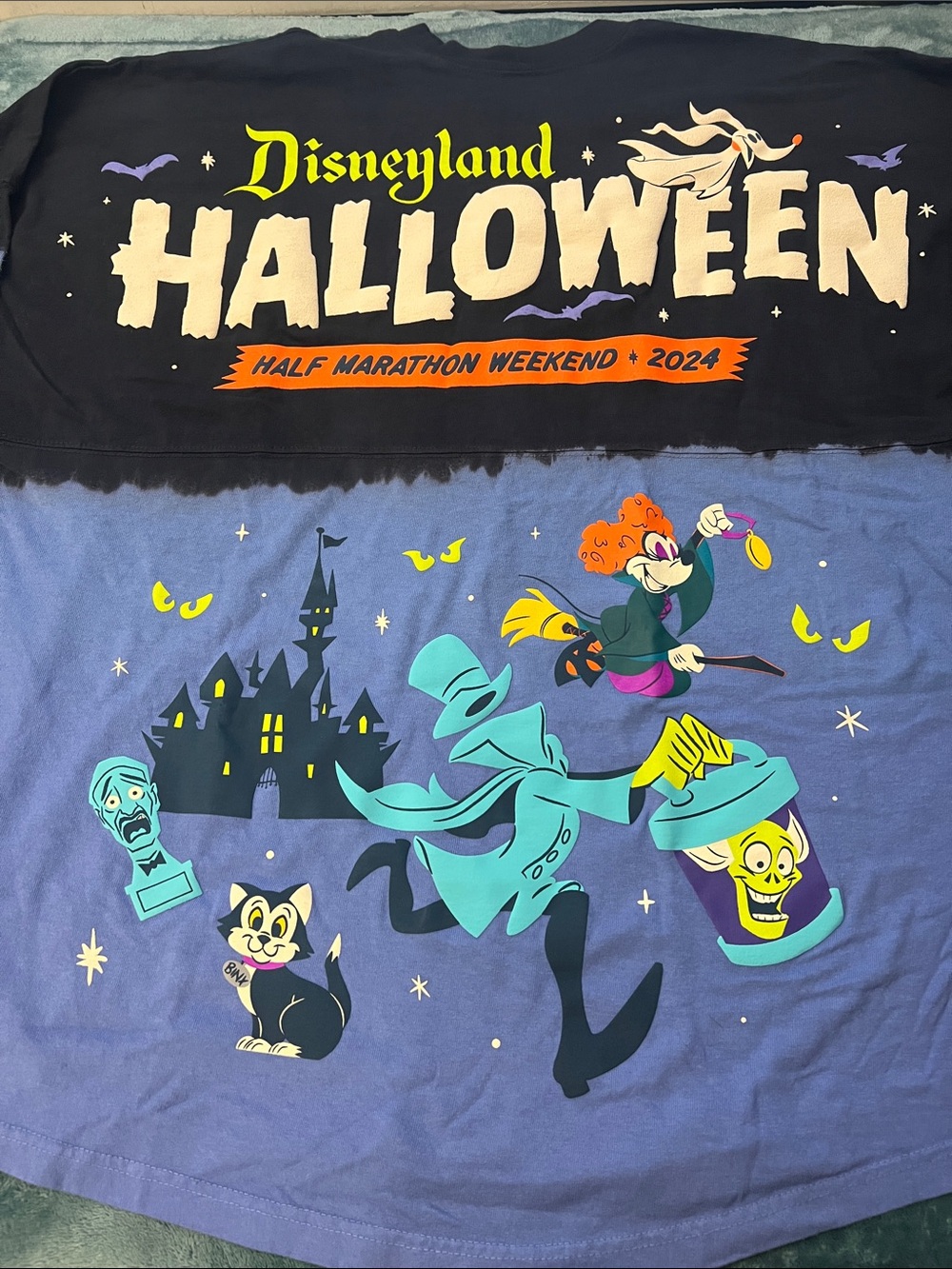 Disney Spirit jersey Halloween Tee - Black, Purple & Teal NWT 10/10 condition